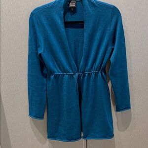 Eileen Fisher Blue Open Cardigan